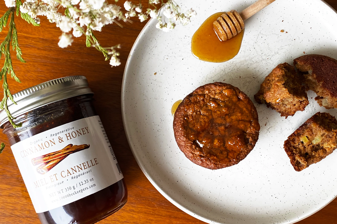 Healthy Apple Cinnamon Honey muffins