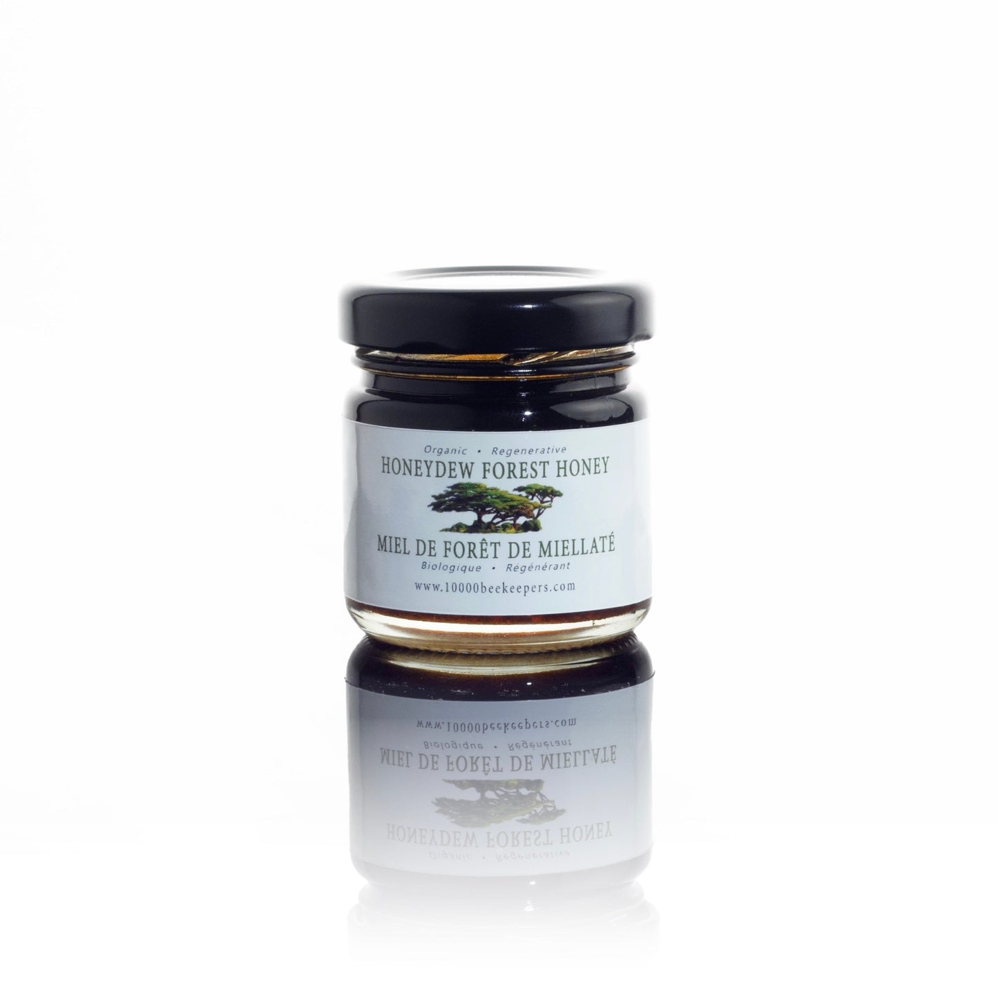 Dark forest honey in mini jar