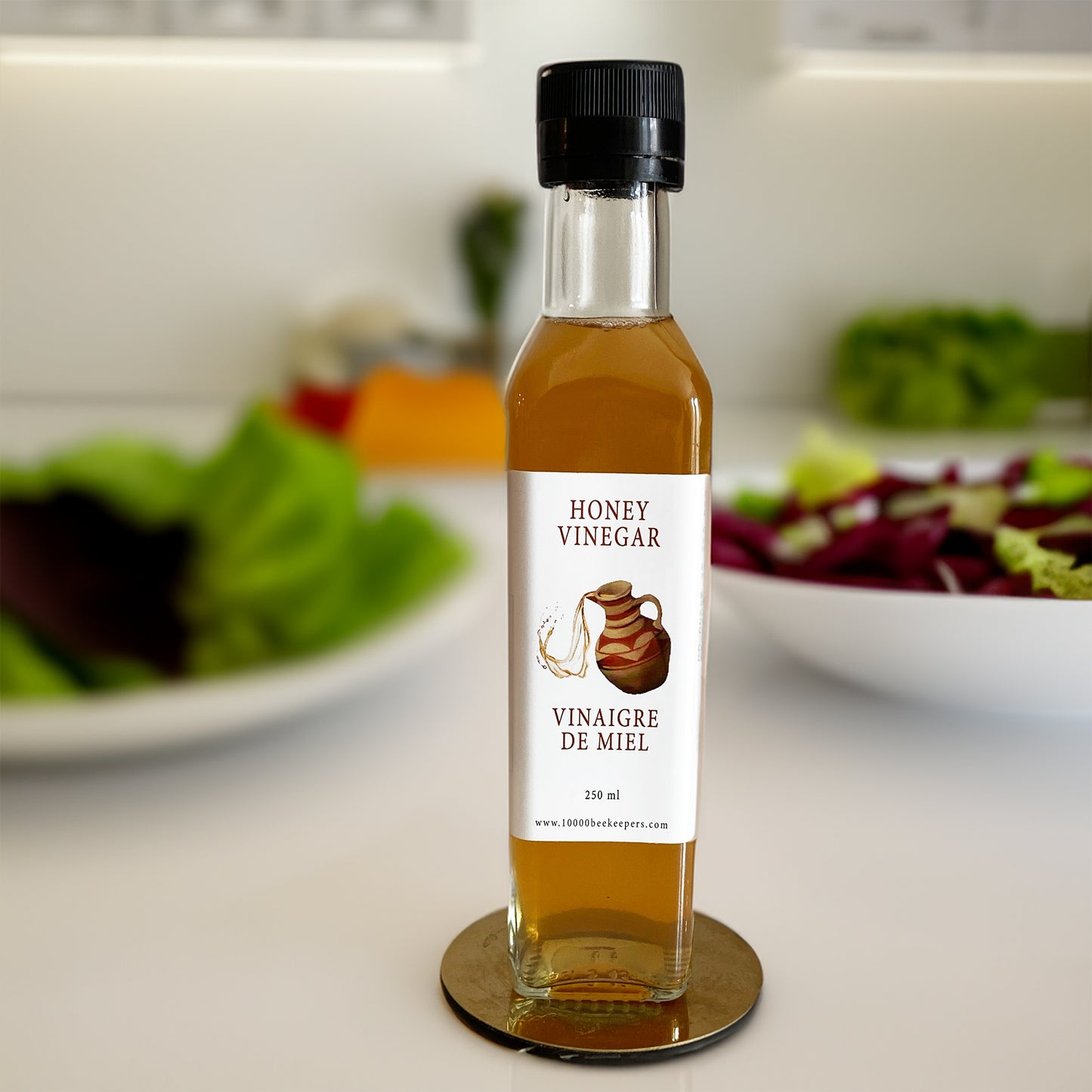 Honey Vinegar makes for a healthy salad dressing