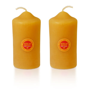 Pair of Pure Beeswax Candles 